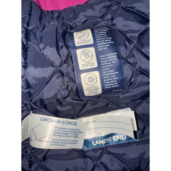 LANDS END COAT/JACKET size 6/7 SMALL - Picture 5 of 6